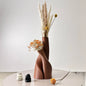 2 Piece Set of Special-Shaped Double Vase, Creative Dried Flower Vase