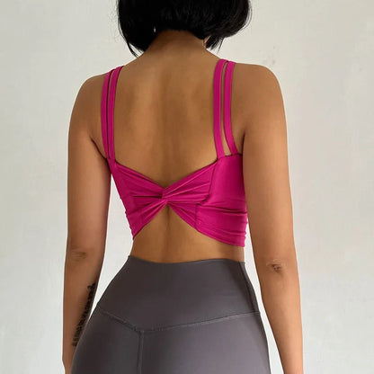 Women's Sports Bras Sexy Push Up Yoga Top