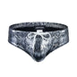 Push Up Padded Swimwear Men Swimsuit Shorts Mens Bikini Briefs Summer Trunk Swim Suit Sunga Slip Beach Shorts Snakeskin Print