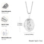Vnox Light Heart Locket Pendants for Women Men Openable Photo Frame Glossy Stainless Steel Necklaces Family Love Collar