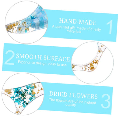Exquisite Dried Flowers Thumb Book Support Book Page Holder Reading Aid Convenient Bookmark Book Accessories for School Office