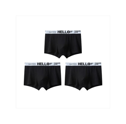 Hello Men's Breathable Antibacterial Boxer Shorts