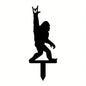 Metal Decorative Garden Stakes Sasquatch Gifts For Men Women, Sasquatch Statue Decorations Outdoor,Iron Art, Iron Art Silhouette