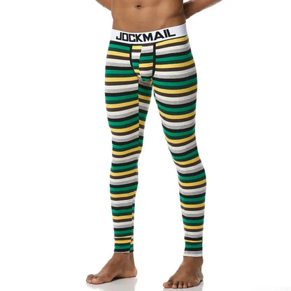Men's Thermo Underwear Fashion Men Thermal Long Johns Mens Sexy Underwear Penis Pouch Warm Male Leggings Pants Autumn Winter