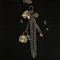 Original Hollow Heart Pocket Watch Chain Keychain Design Steampunk Clock Vintage Necklace Pendant Jewelry Watch Men Women Gift