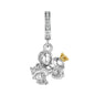 925 Sterling Silver Fashion Bee Honey Jar Sunflower Autumn Series