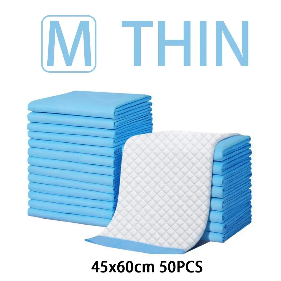 100/50/40/20PCS Absorbent Pet Pee Pads Disposable Dog Cat Training Pads Dry Clean Cushion Pet Supplies Pañales Para Mascotas