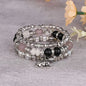3pcs Boho Bohemian Pink Butterfly Pendant Charm Beads Bracelets Set For Women Stone Wristband Bracelet Bangles Pulseras Feminina