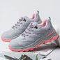 Women's Safety Shoes Anti Smash Puncture Proof Work Shoe Indestructible Steel Toe Breathable Running Shoes Lace Up Women Shoes