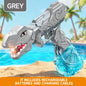 Electric Dinosaur Water Gun With LED Light Up Continuous Shooting Up to 8M Range Summer Pool Beach Toy for Kids Boys Girls