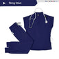 Spandex Stretch Medical Scrub Set Uniform