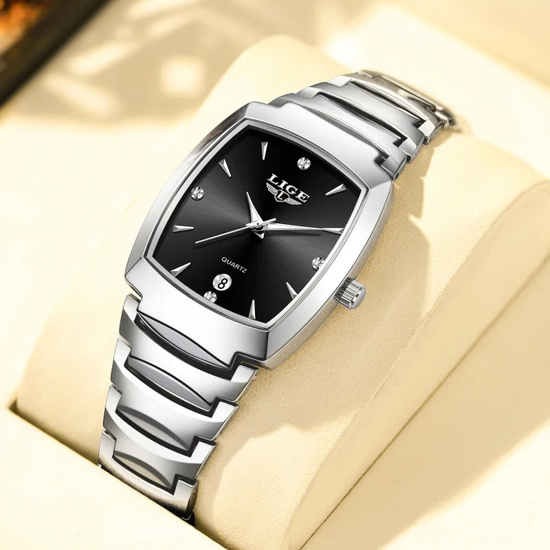 Women's Tonneau Date Quartz Bracelet Watch