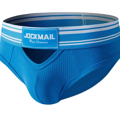 Men's Briefs Slip Sexy Men Underwear Brief Hollow U Convex Cotton Man Underpants Comfortable Cuecas Masculinas Sissy Panties