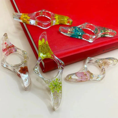 Finger Ring Bookmark, Resin Bookmark, Book Stand, Creative Thumb Bookshelf, Thumb Page Clip, Student Supplies