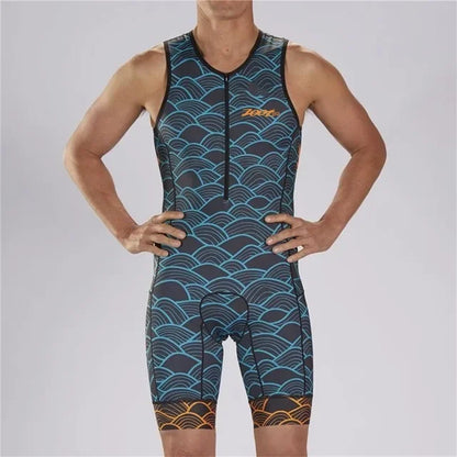 Zootekoi Triathlon Men's Breathable Sleeveless Jacket