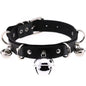 Pink Harajuku Gothic Spike Rivet Star Necklaces Collares Hip Hop Rock Black Bowknot PU Lace Leather Sexy Y2K Girl Choker Jewelry