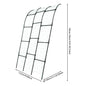 Garden Arch Trellis 82.7in Tall, Climbing Plant Support 35.4x31.5in, Steel Arbor for Cucumber Grape Vine Tomato