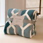Thick Thow Blanket Geometic Style Reactive Printed Flannel Fleece Blanket for Beds Single/Queen/King Plush Plaids Sofa Plaid Bed