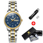 Women's Arabic Numeral Day-Date Bracelet Watch