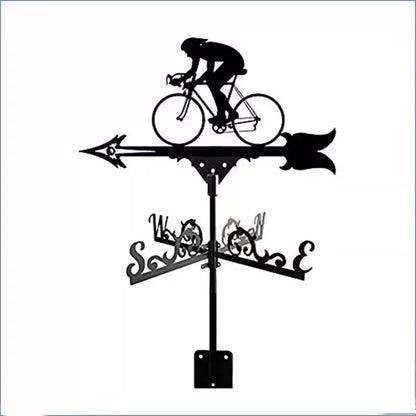 Metal Weathervane,Witch Iron Weather Vane,Sea Rover Wind Direction Indicator,Garden Decoration,Outdoor Roof Decoration,Gardening