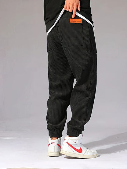 CozyRide Thermal Corduroy Joggers - Men's Sport Fit