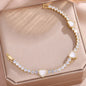 Yupsk 1/4pcs Golden Stainless Steel Stackable Bracelets Exquisite Heart Design Inlaid Zircon Bracelet Set Unisex Jewelry Gifts