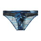 Cross-border men's classic camouflage mesh briefs U convex bag elastic breathable fitness underwear G-F3403