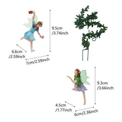 Outdoor Resin Flower Fairy Statue, Flower Pot Decoration, Home Outdoor Garden, Valentine's Day Gift, Garden Enthusiast Gift
