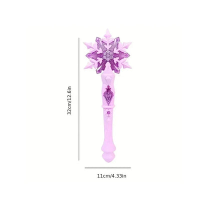 Princess Snowflake LED Magic Wand Toy