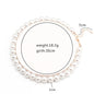 Imitation Pearl Necklace Adjustable Elegant Irregular Beads New Trend Date Wedding Party Jewelry Women Girls Gift