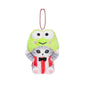 Kawaii Frog & Kitty Plush Keychain