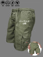 American Flag Eagle Cargo Shorts - Multi-Pocket