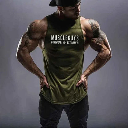 Men's Cotton Gym Muscle Tank Top Vest