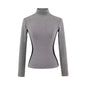 Women's High Neck Slim Fit Fleece Base Layer Top