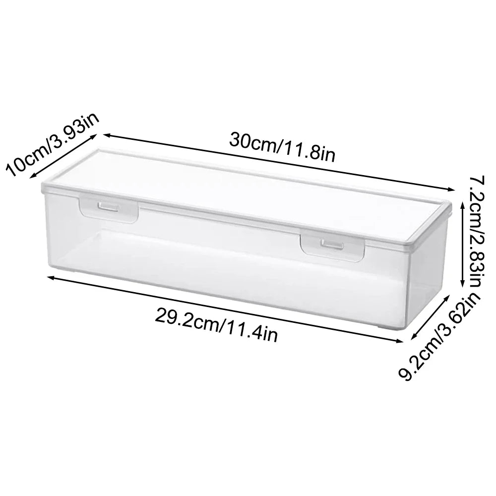 1PC Transparent Clamshell Storage Box Game Cards Card Storage Box Portable Board Game Plastic Box Organizer Box