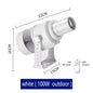 Custom Led HD Gobo Logo Projector Indoor Outdoor Ip67 Waterproof Rotating Advertising Image Projection Light For Floor Wedding