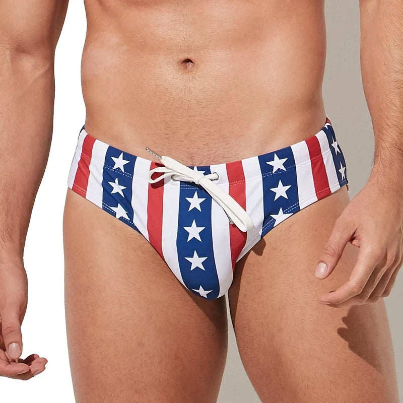 Men Swimwear Sexy Male Swimming Briefs with Removable Padded Pad Swimwear Push Up Men Underwear Swimsuit Trunks Men Swim Tanga