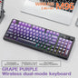 M96 Bluetooth Keyboard Wireless FREEWOLF Screen Gaming Keyboard,Electronic Screen, Multi-Device Connection,Ergonomics Gaming