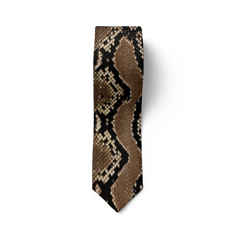 Funny little dinosaur men's tie unisex 8cm business dating tie novelty snakeskin egg tie party tie holiday gift