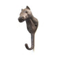 Animal Shape Ironwork Metal Hooks Clothes Hat Key Retro Style Originality Wall Hooks Villa Courtyard Wall Mounted Decorate home