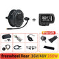 Ebike Motor Kit High Speed Brushless Gear Hub 36V 48V 350W 500W Electric Bike Conversion  Front Cassette Rear display P6 ZEMAKE