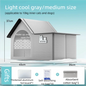 New Cat Air Conditioning House with Frame Summer Cat Cooling Tool Nest