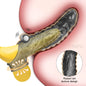 Bullet Vibrator Ring Clear Cock Ring Extender Reusable Penis Sleeve Ultra-Soft Enlarger for Couples Vibrating Dildo Sex Toys Men