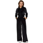 Womens 2 Piece Velour Tracksuit Soft Velvet Hoodies Outfits Athletic Zip Up Jacket And Wide Leg Pants Sweatsuit Set