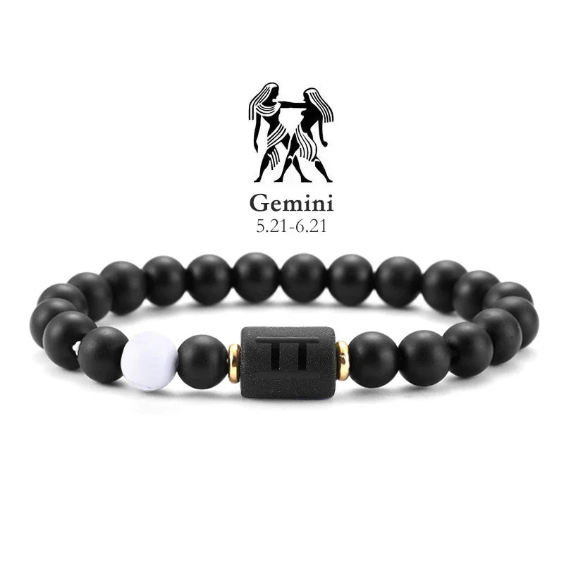 Sagittarius Zodiac Bracelet Natural Stone