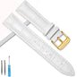 TicWatch Pro 5, Pro 3 & E3 Crocodile-Embossed Leather Buckle Band