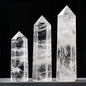 Natural Stone and Crystals Point Wand Witchcraft Rose Quartz Amethyst Home Decor Mineral Reiki Healing Stones Crafts Room Decor