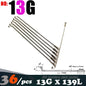 36Pcs 13G(2.25mm)122-240MM 304 Stainless Steel Bicycle Spokes & Nut Electric E-Bike Cycle