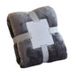 Durable Blanket Solid Color Flannel Throw Blanket Lightweight Plush Bed Cover Soft Fuzzy Sofa Blanket for Cozy Nap Sleeping