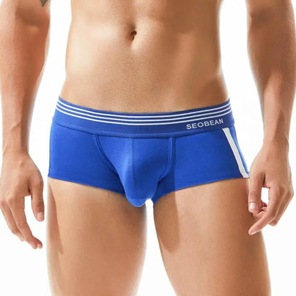 SEOBEAN Brand Men's Underwear Boxers Shorts Breathable Cotton Underpants Comfortable Sexy Panties Boxer For Man
